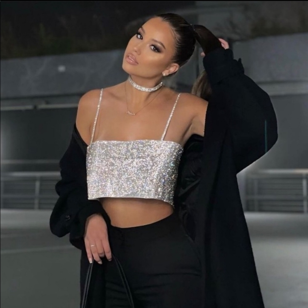 Zara Shimmery crop top - Picture 5 of 15